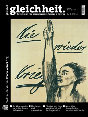 cover image of Nie wieder Krieg